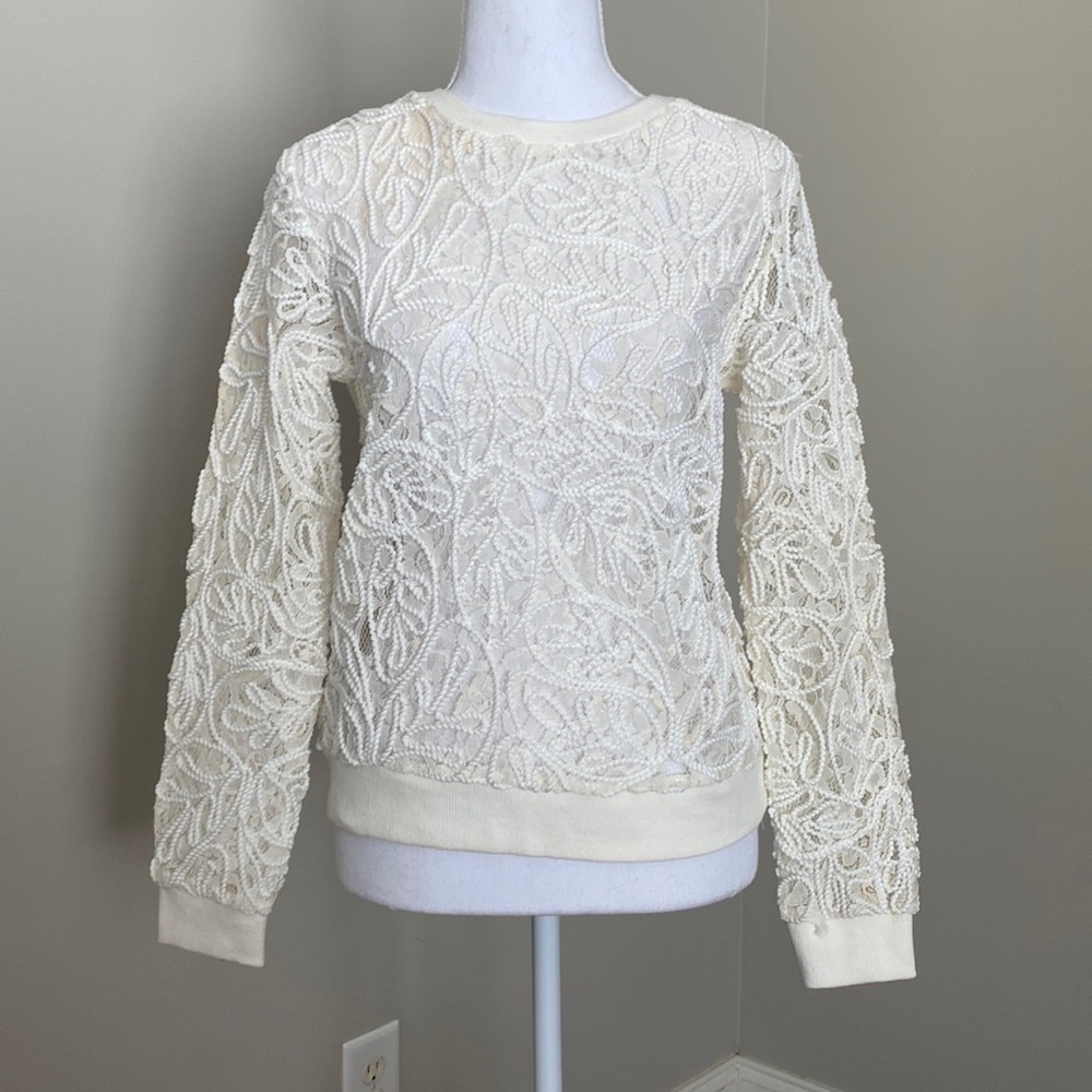 Forever 21 Textured White Top​